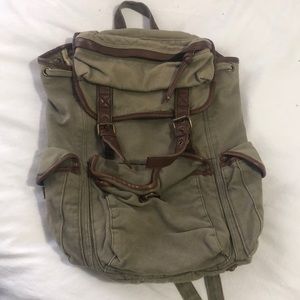 Urban outfitters olive green backpack